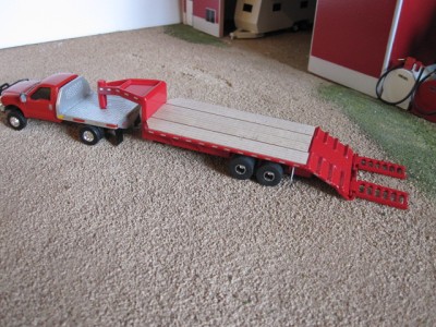 large toy flatbed truck